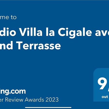 Studio Villa La Cigale Avec Grande Terrasse Μεντόν Εξωτερικό φωτογραφία