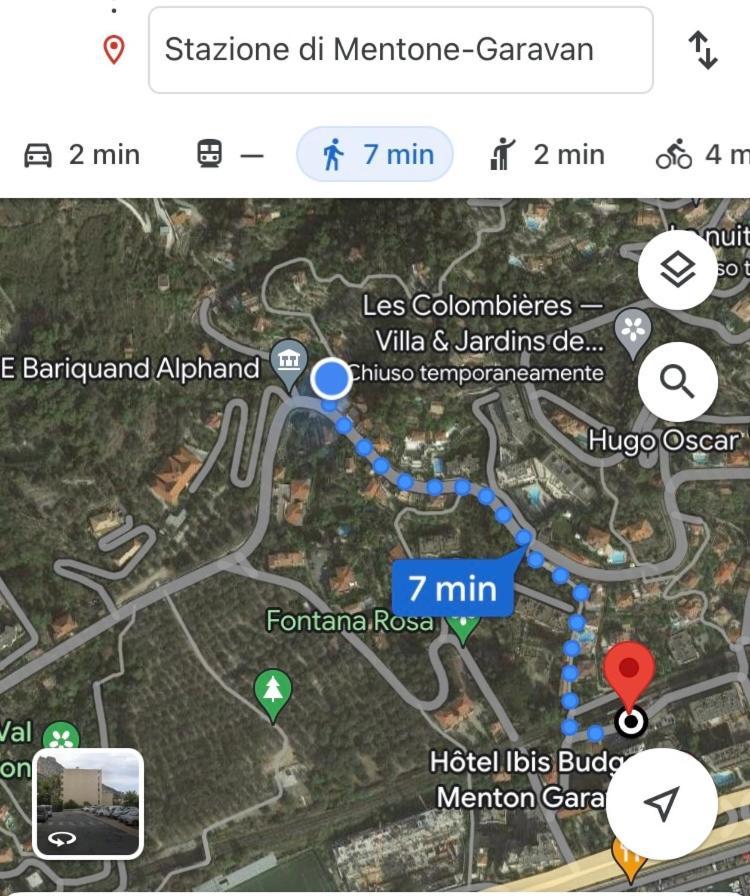Studio Villa La Cigale Avec Grande Terrasse Μεντόν Εξωτερικό φωτογραφία