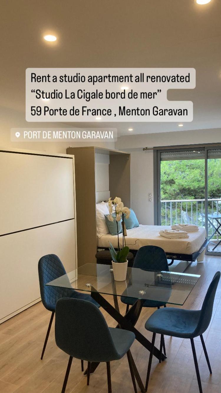 Studio Villa La Cigale Avec Grande Terrasse Μεντόν Εξωτερικό φωτογραφία